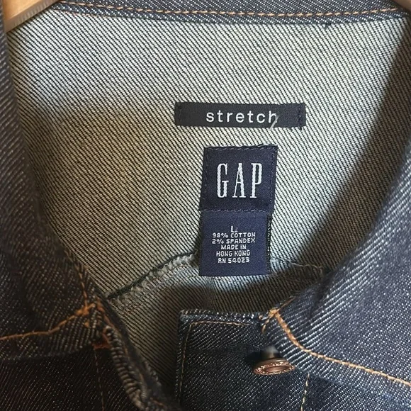 GAP denim Jacket size Large - Picture 3 of 6